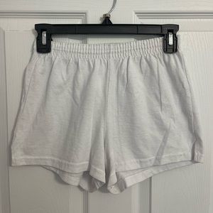 White Soffe Shorts